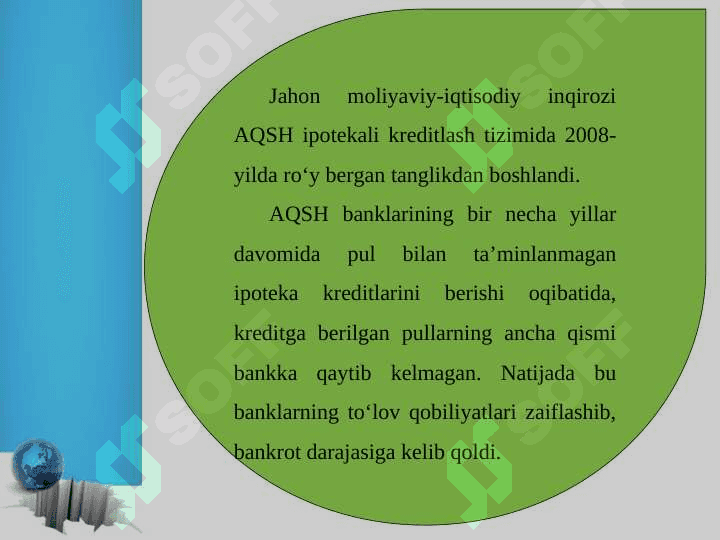 Moliyaviy inqiroz iqtisodiyoti 3