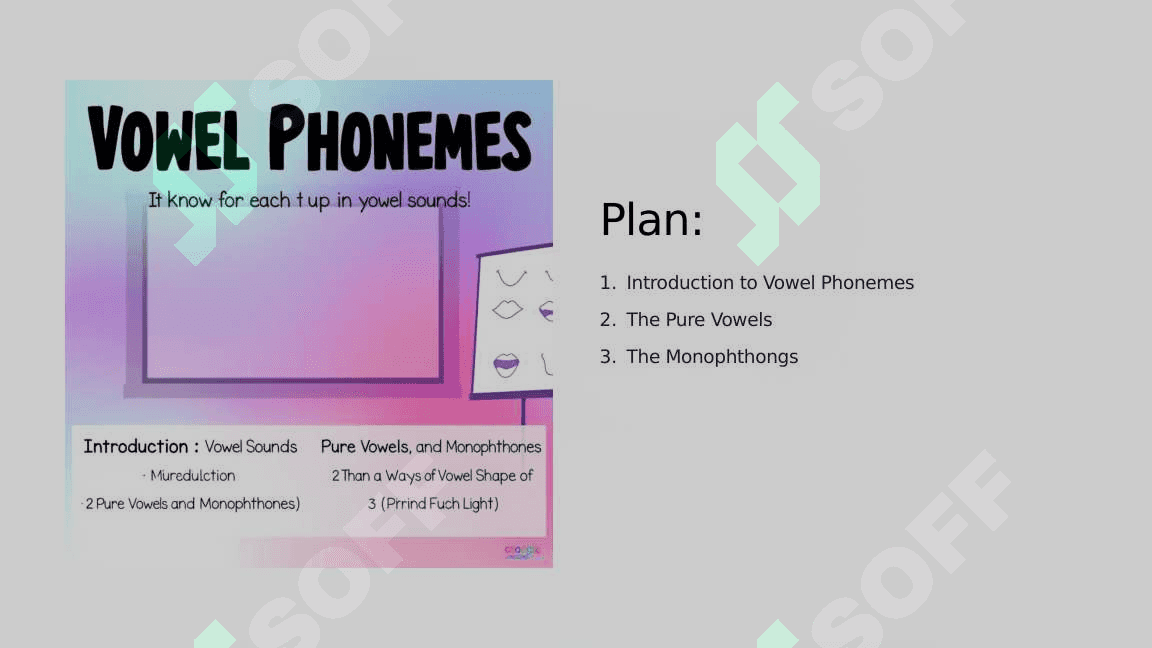 The system of vowel phonemes in English 2