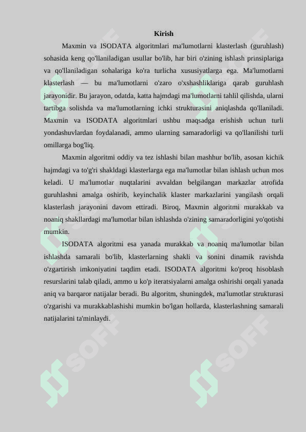 Maxmin va IZODATA algoritmlarini taqqoslash 3