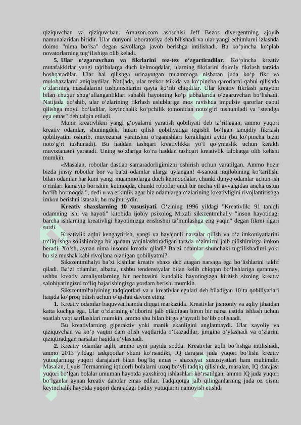 TASVIRLASh. KREATIV ShAXS TAVSIFI 4