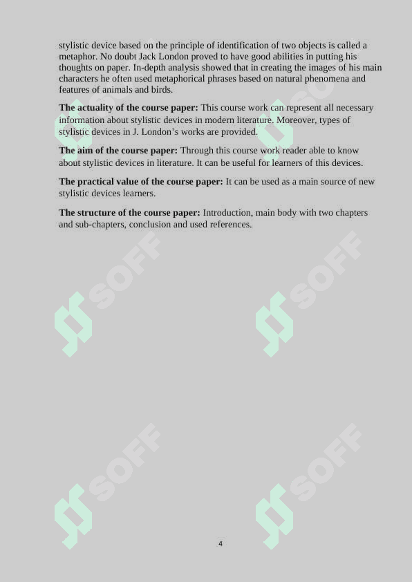 The use of stylistic devices 3