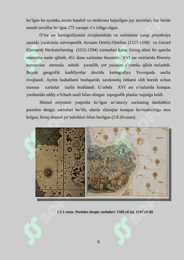 MENZULA SYOMKASINING GEODEZIK ASOSI 6