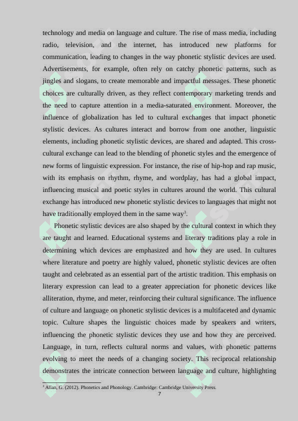 Phonetic stylistic devices 7