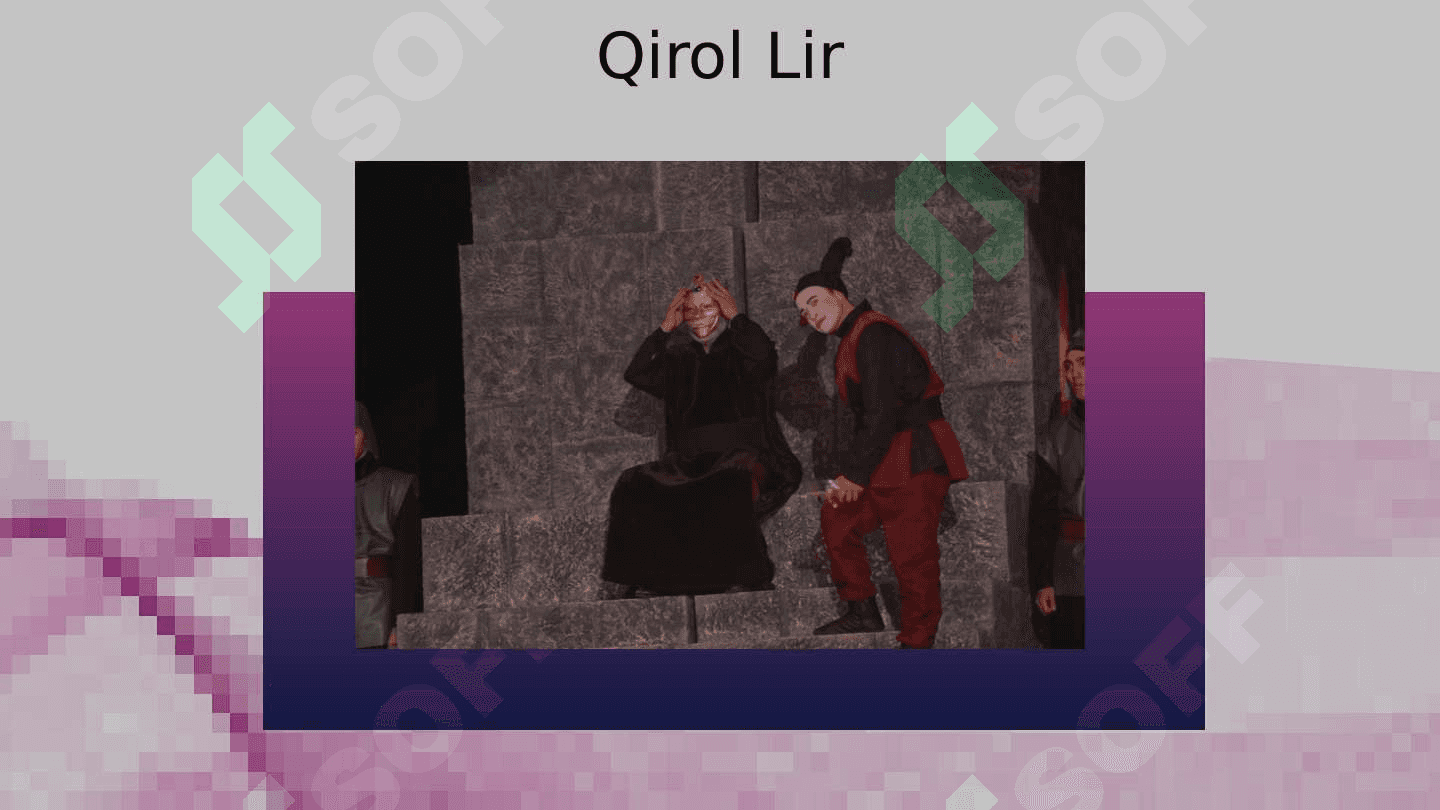 Shekspirning "Qirol Lir" asarida masxara obrazi 4
