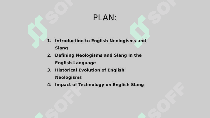 A study of English neologisms and slang 2