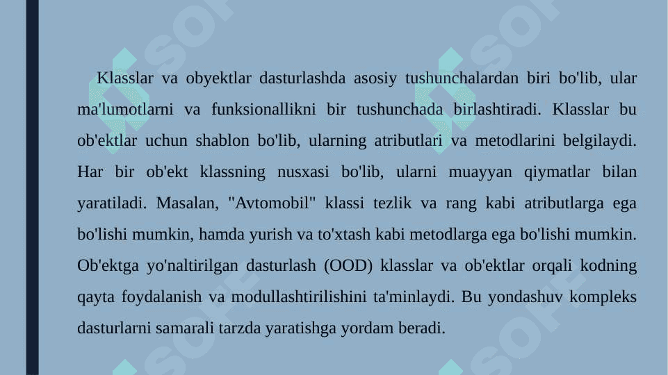 Obyektga yo‘naltirilgan ma’lumotlar bazasi 7