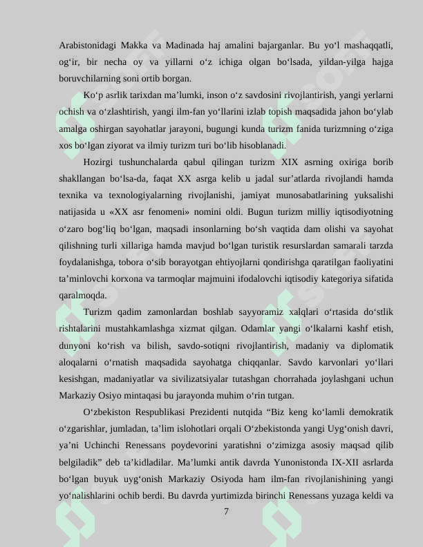 Markaziy Osiyo mamlakatlari turizmi 7