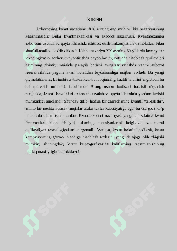 Kvant kriptografiyasiga asoslangan kalitlarni taqsimlash protokollari 3