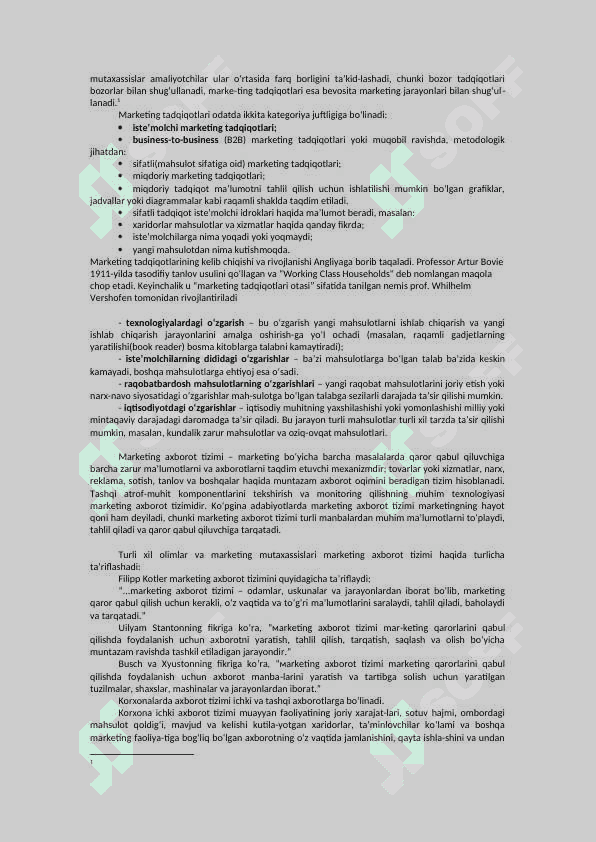 Marketing qisqacha 7