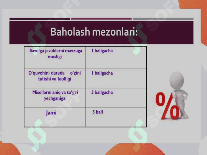 Baholash turlari va mezonlari 3