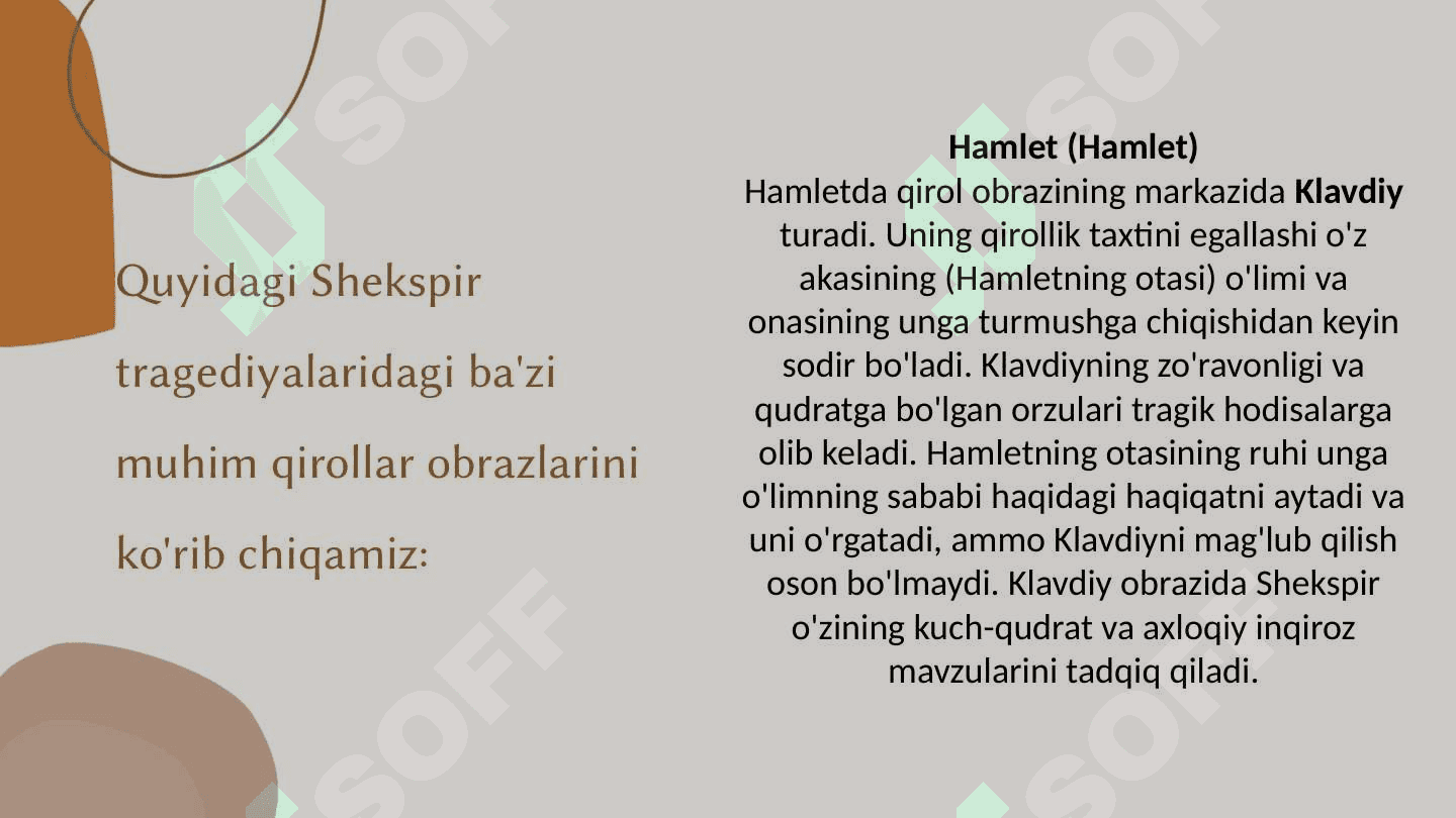 Shekspir tragediyalarida qirol obrazi 3