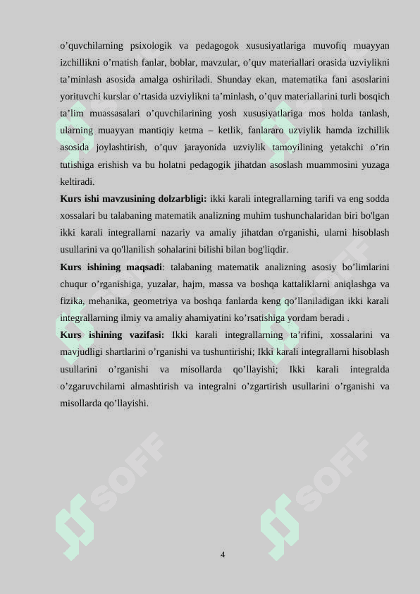 Ikki karrali integral va sodda xosallari 3