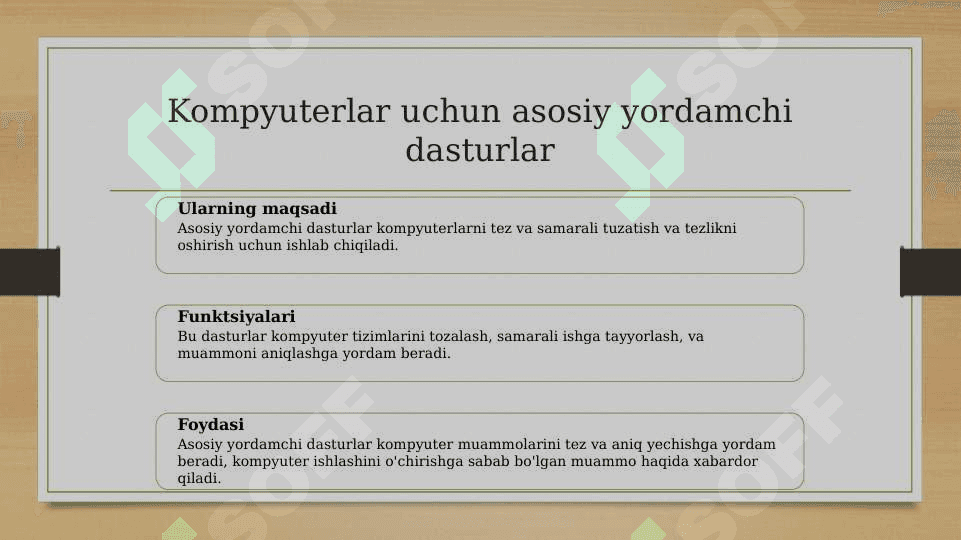 Kompyuterga texnik xizmat koʻrsatish 2