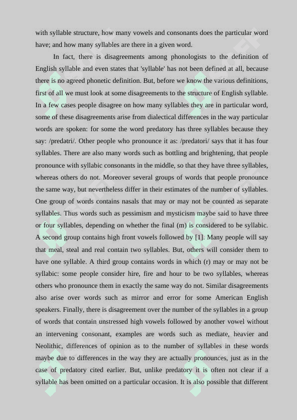 Word stress 7