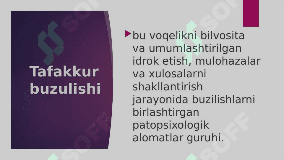 tafakkur buzilishlari 2