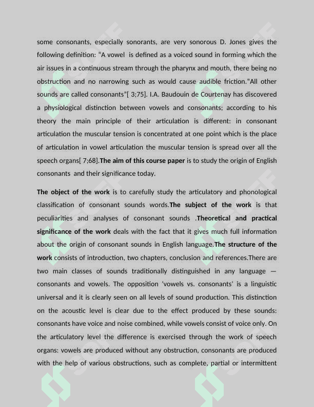 General characteristics of English consonants 3
