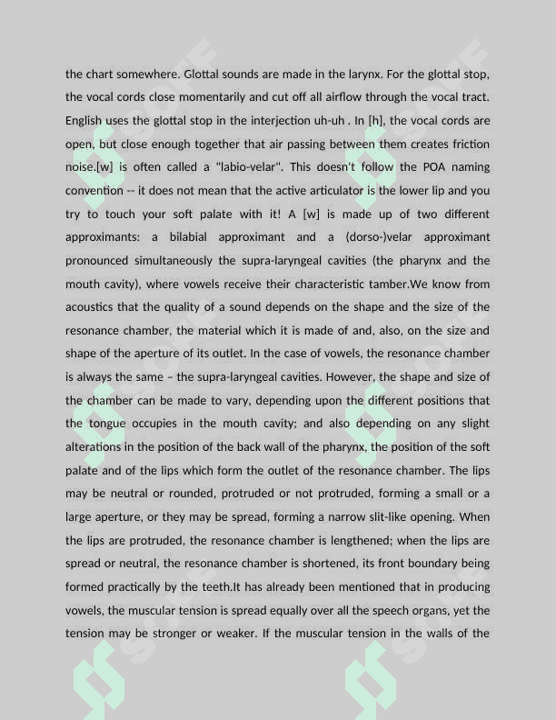 General characteristics of English consonants 7