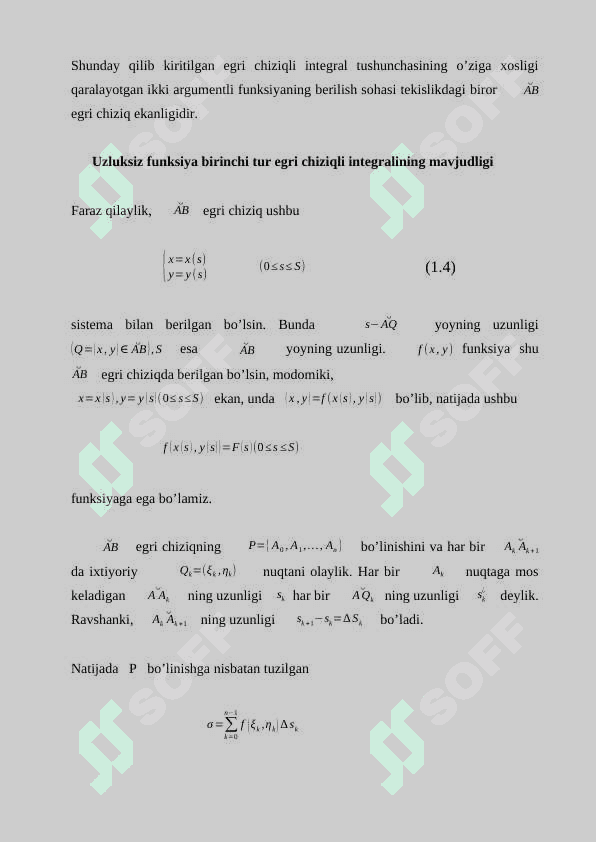 BIRINCHI TUR EGRI CHIZIQLI INTEGRALLAR 7