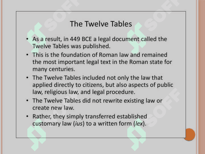 Roman law 5