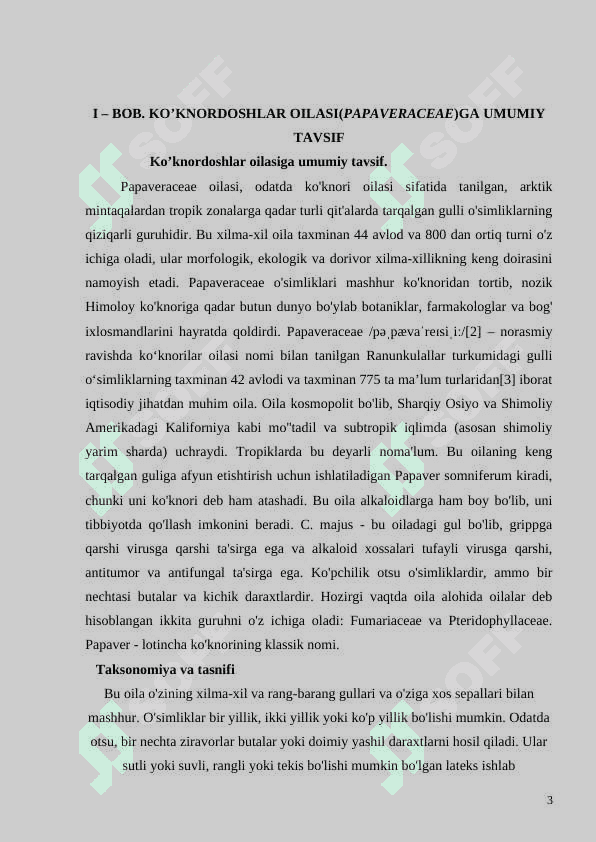 KO’KNORDOSHLAR OILASI(PAPAVERACEAE)GA UMUMIY TAVSIFI (2).doc 3