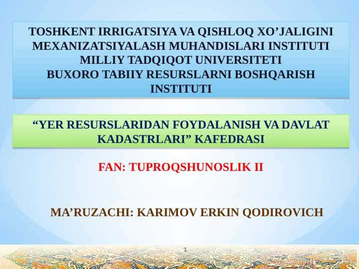 MDH TUPROQLARI