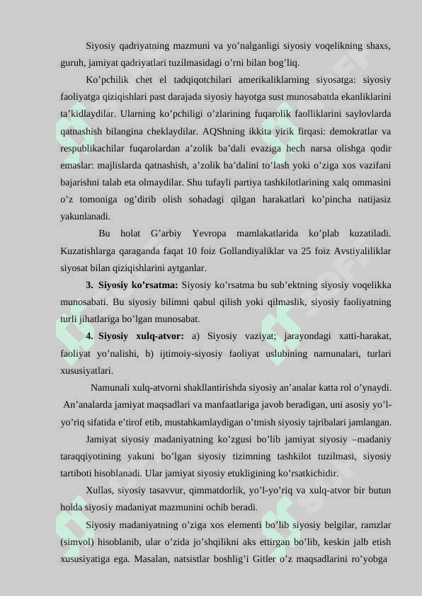 Sıyosıy mа’dаnıyat 8