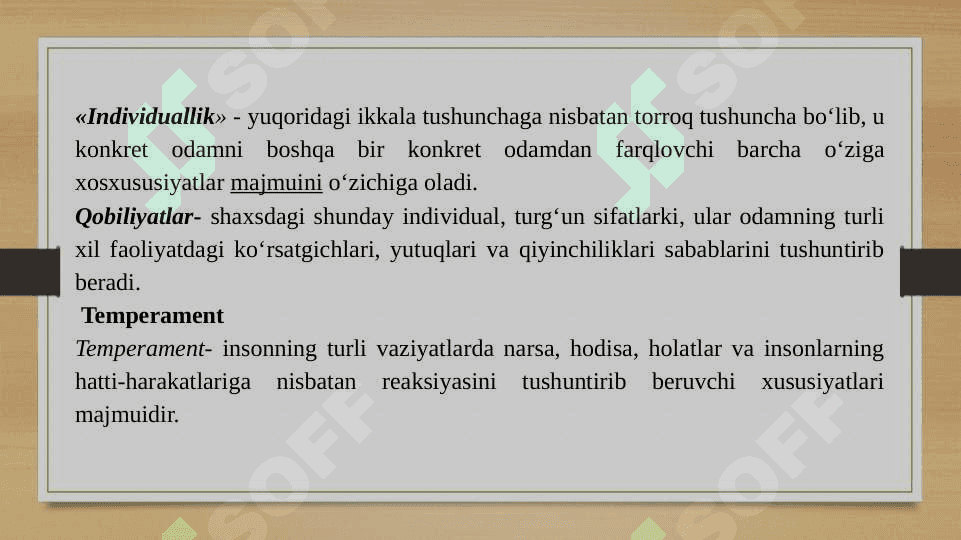 Shaxs kasbiy faoliyatida individual tipologik xususiyatlarni o'rni 5