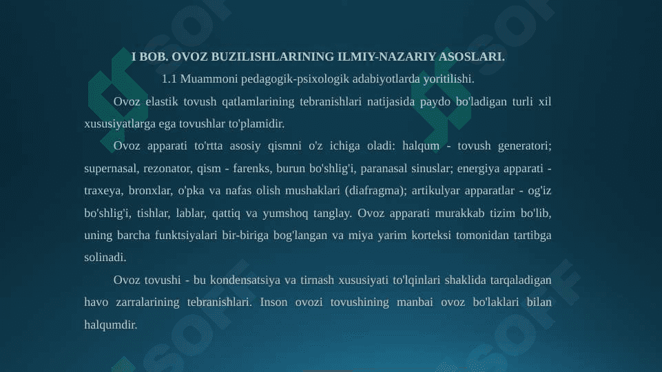 OVOZ BUZILISHLARINI BARTARAF ETISHDA LOGOPEDIK O‘YINLARNING AHAMIYATI 7
