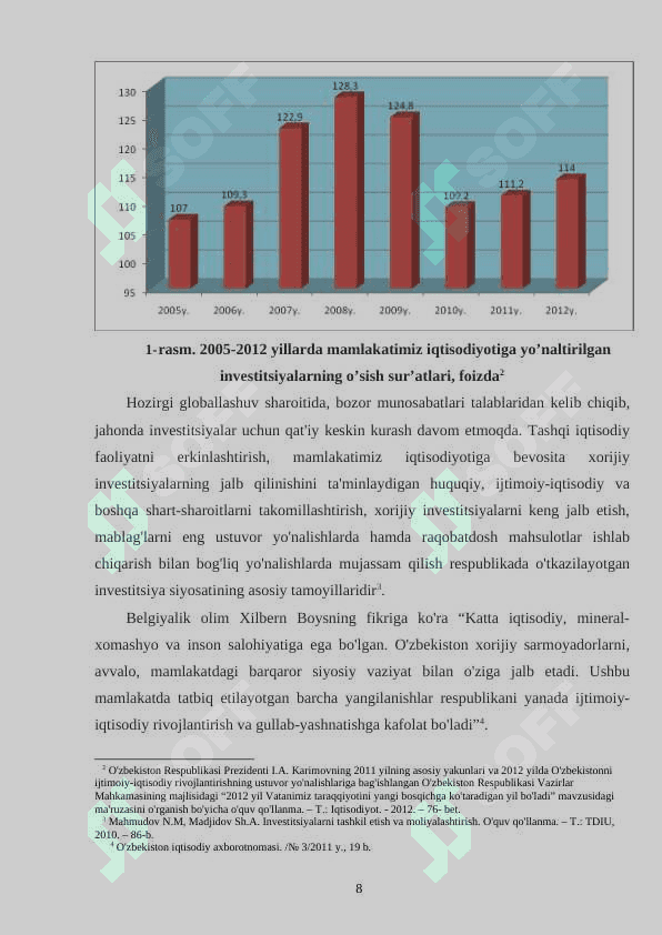 Investitsiya loyihalari samaradorligıni baholash 8