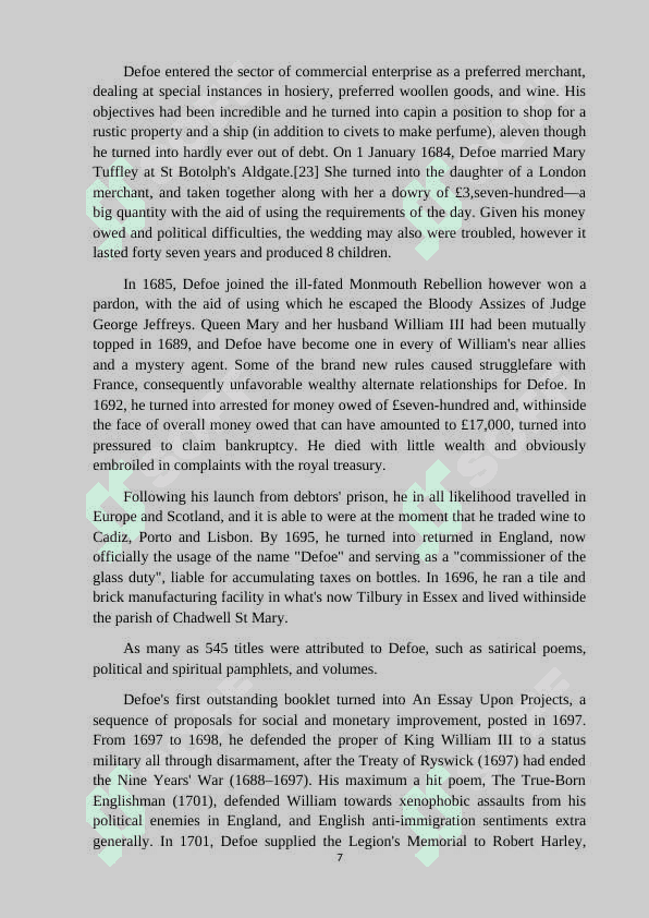 The female rogues in Daniel Defoe's "A history of Lady Roxana" 7