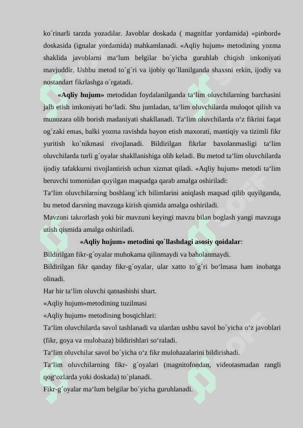 G‘oyaning shakllanishi va uni amalga oshirish yo‘llari. 4