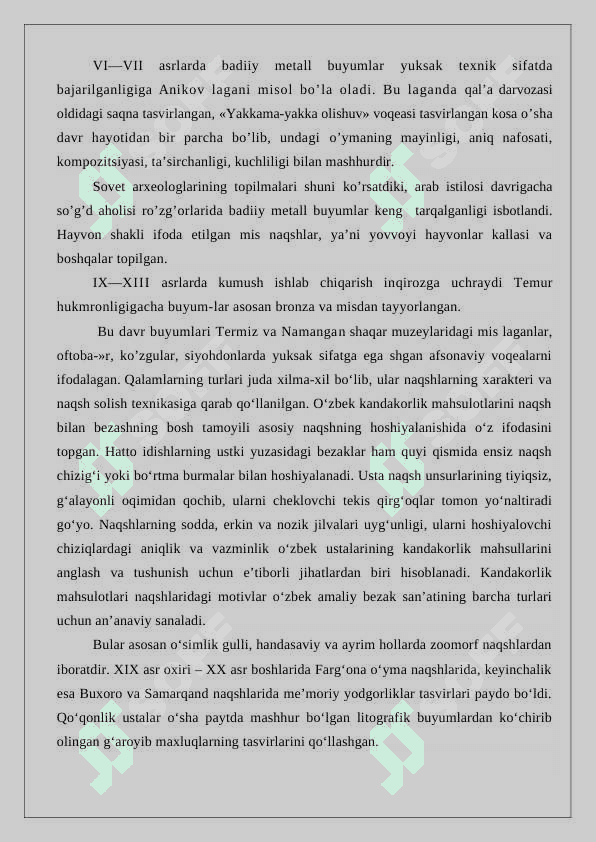 Mustaqillik yillarida kandakorlik san’ati 5