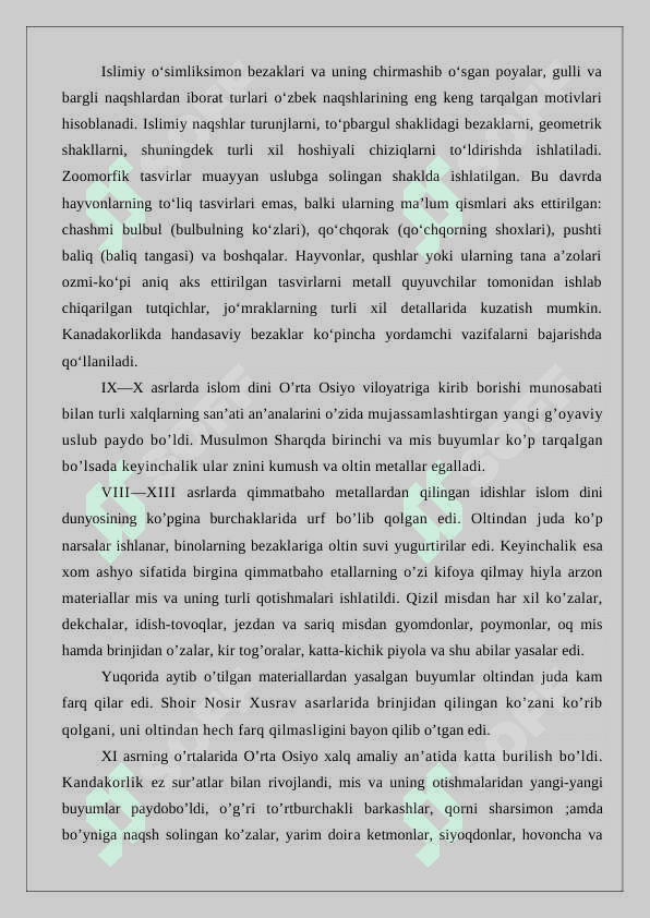 Mustaqillik yillarida kandakorlik san’ati 6