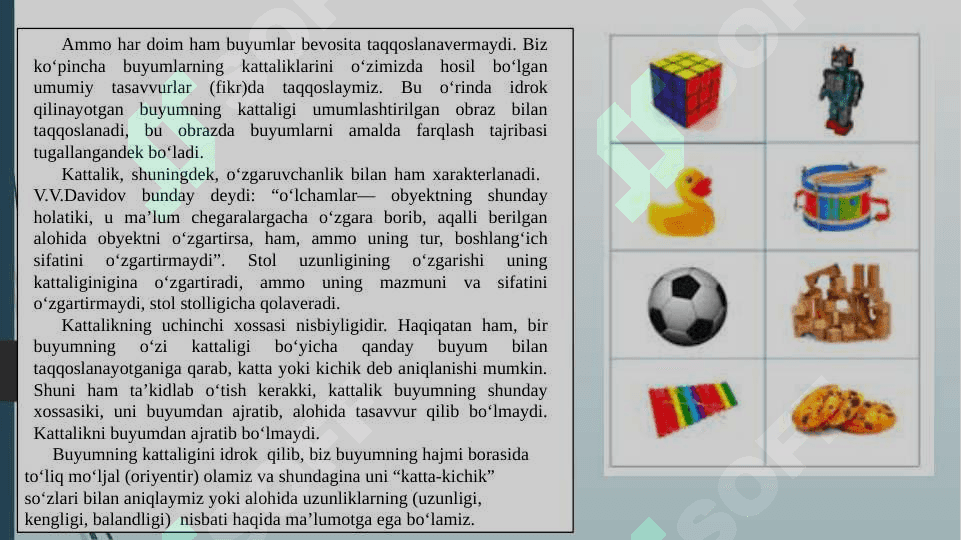 Maktabgacha yoshdagi bolalarda predmetlarning o'lchamini idrok qilishning o'ziga xos xususiyatlari 3