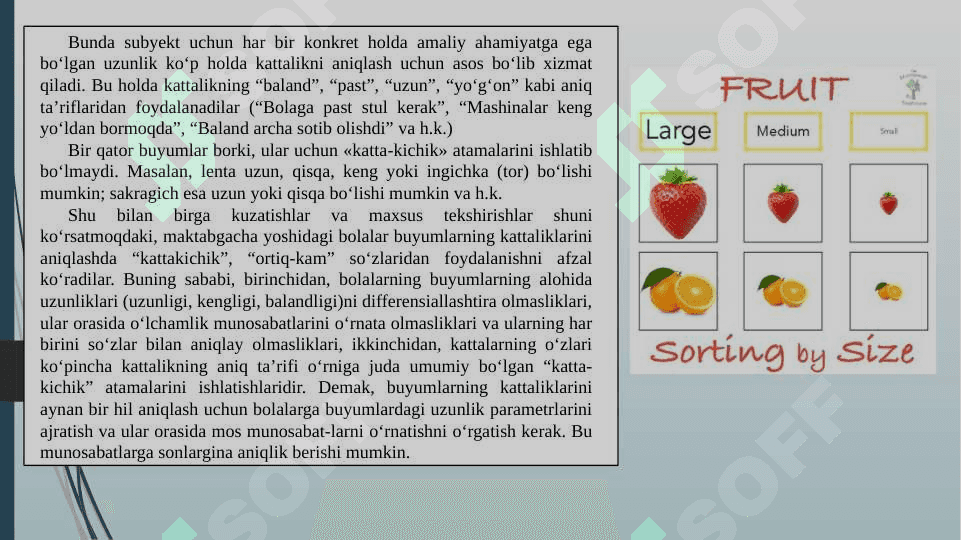 Maktabgacha yoshdagi bolalarda predmetlarning o'lchamini idrok qilishning o'ziga xos xususiyatlari 4
