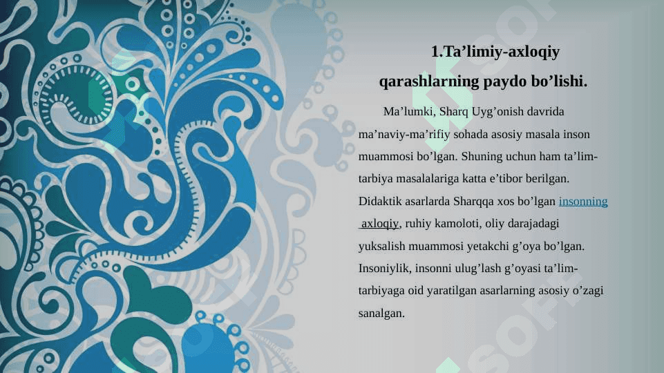 Yusuf Xos Hojib Mahmud Qoshg’ariy Ahmad Yugnakiyning  ta’limiy-axloqiy qarashlari Kaykovusning “Qobusnoma” asarida va juvonmardlik  tarbiyasi 3
