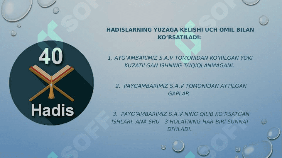 Hadis ilmining paydo bo‘lishi Imom Al-Buxoriy, At-Termiziyning asarlarida pedagogik g‘oyalar 7