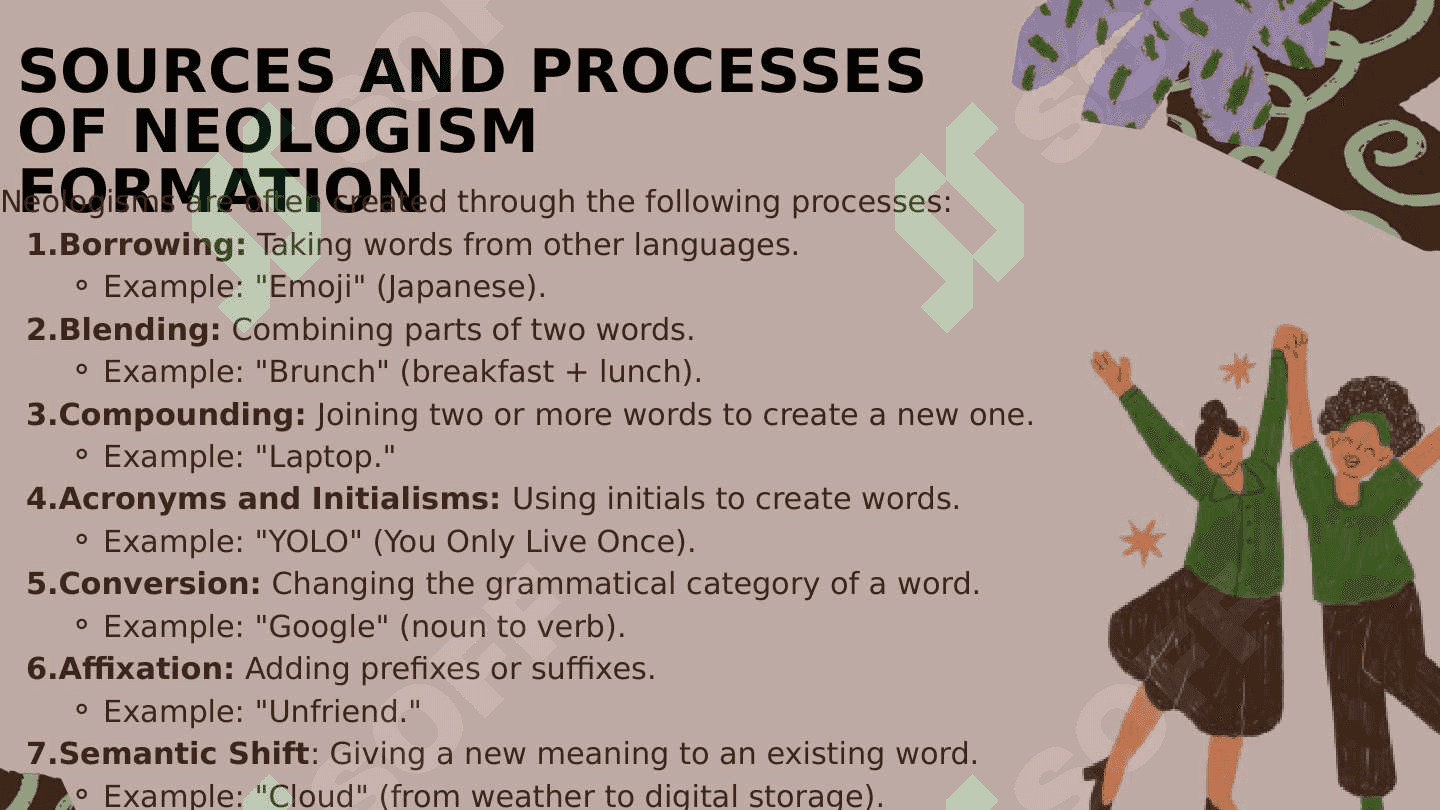 A STUDY OF ENGLISH NEOLOGISMS AND SLANG 4