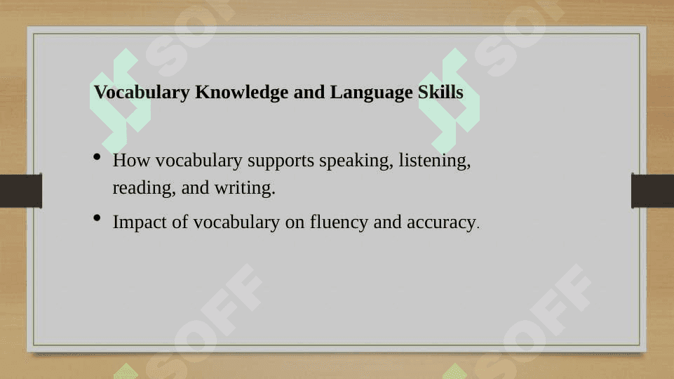 Teaching Vocabulary 5
