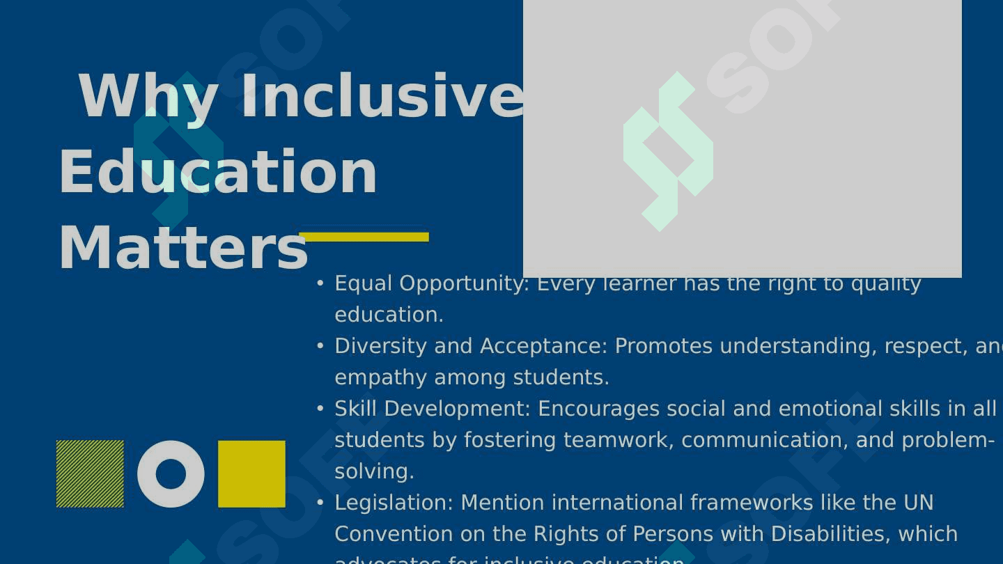 Inclusive Education: Supporting Learners with Special Needs 3