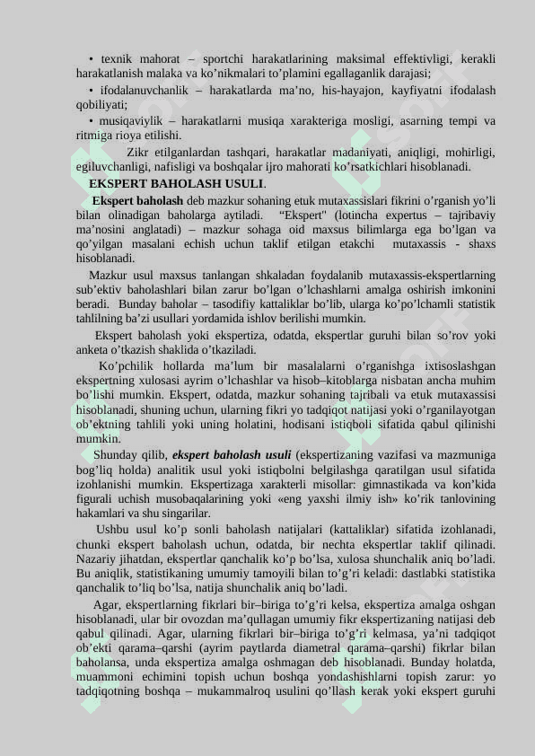 SIFAT KO‘RSATKICHLARINI MIQDORIY BAHOLASH 3