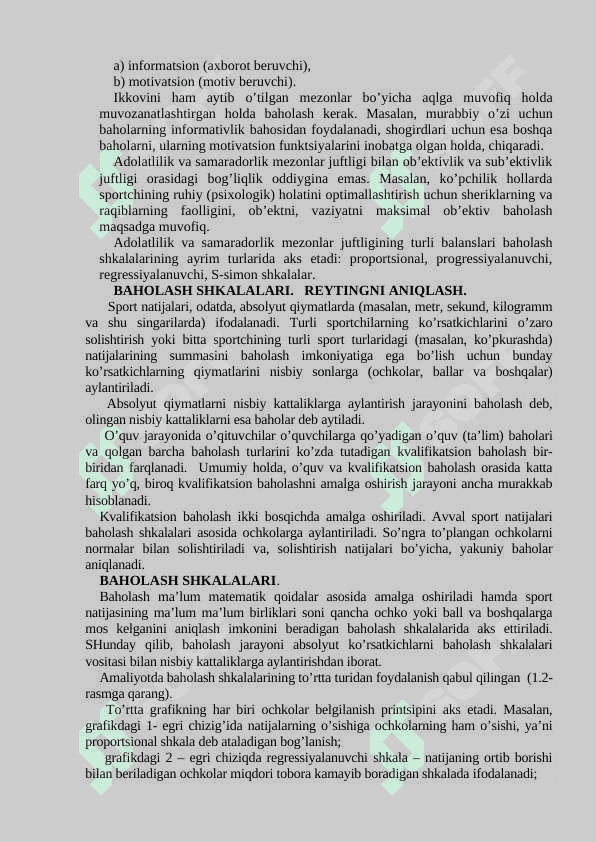 SPORTDA PEDAGOGIK BAHOLASH 4