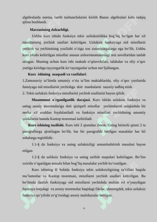 Kurs ishi 4