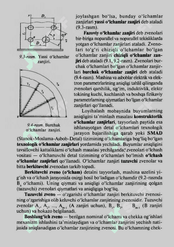 O‘lchamlar zanjirlarini to‘liq o‘zaro almashinish usuli bilan yechish. To‘g‘ri masala (Tekshirish hisobi) . Teskari masala (loyiha xisobi ) 3