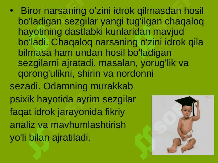 Idrok va uning o’ziga xos xususiyatlari 4