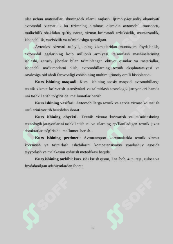 UNIVERSAL SHAHAR ATXK STANSIYASINI LOYIHALASH 3