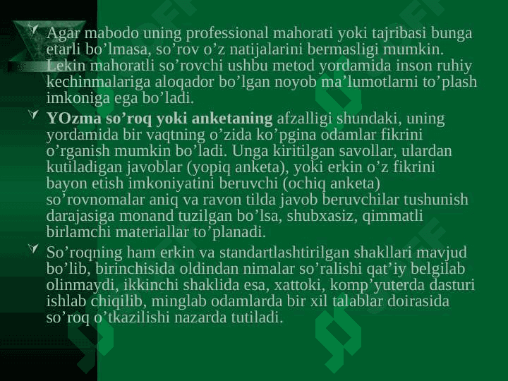 PSIХОLОGIYA FANI MЕTОDLARI VA SОХALARI 7