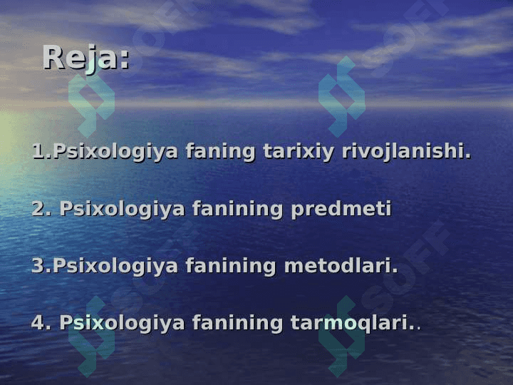Psiхоlоgiya fanining prеdmеti 2