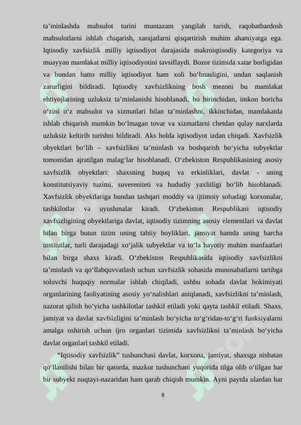 Shaxsning erkinliklari va iqtisodiy mustaqilligi 7
