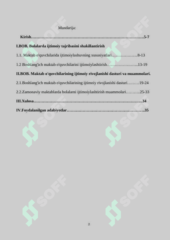 Bolalarda ijtimoiy tajribasini shakillantirish metodikasi 2